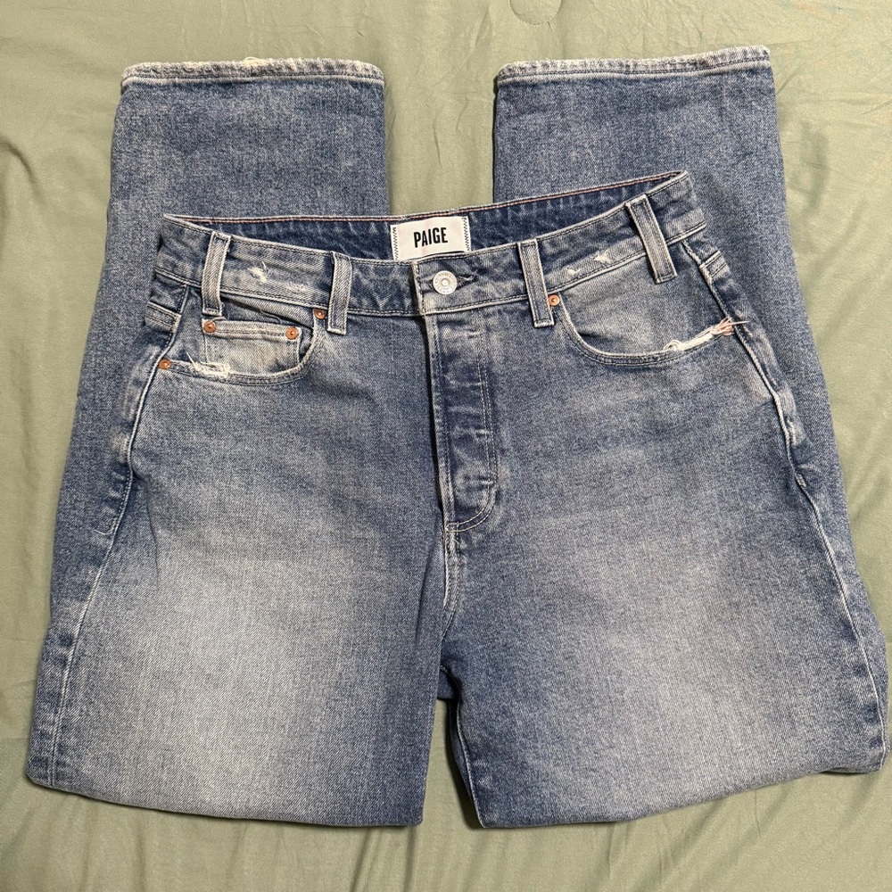 PAIGE Alexis Straight Leg Jeans, Size 27 Petite